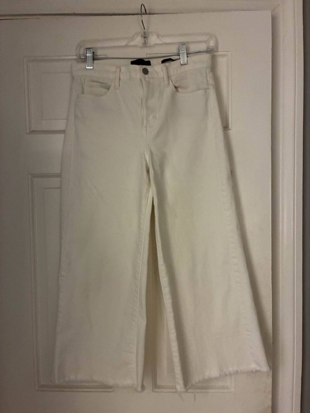Banana Republic Off-White Wide Leg Jeans
